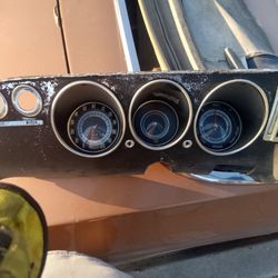 Chevrolet Corvier Dash Housing Gages 