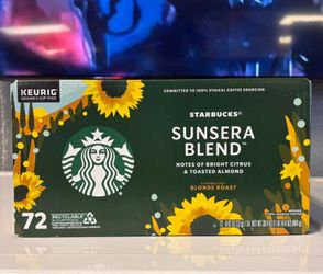 Starbucks Sunsera Blend K‑Cup Pods (72 count)