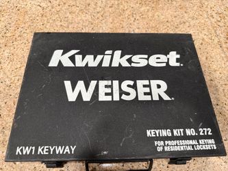 Kwikset Weiser Keying Kit No. 272 KW1 $100