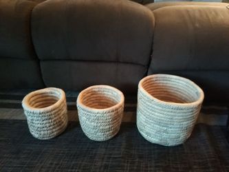 Home decor baskets sold separately