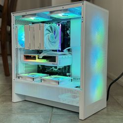 CHRISTMAS DEALS!! White Gaming PC | i5-14600K + Intel Arc B580 + 32GB DDR5 + 2TB NVMe | 200+ FPS on Fortnite | $1099 