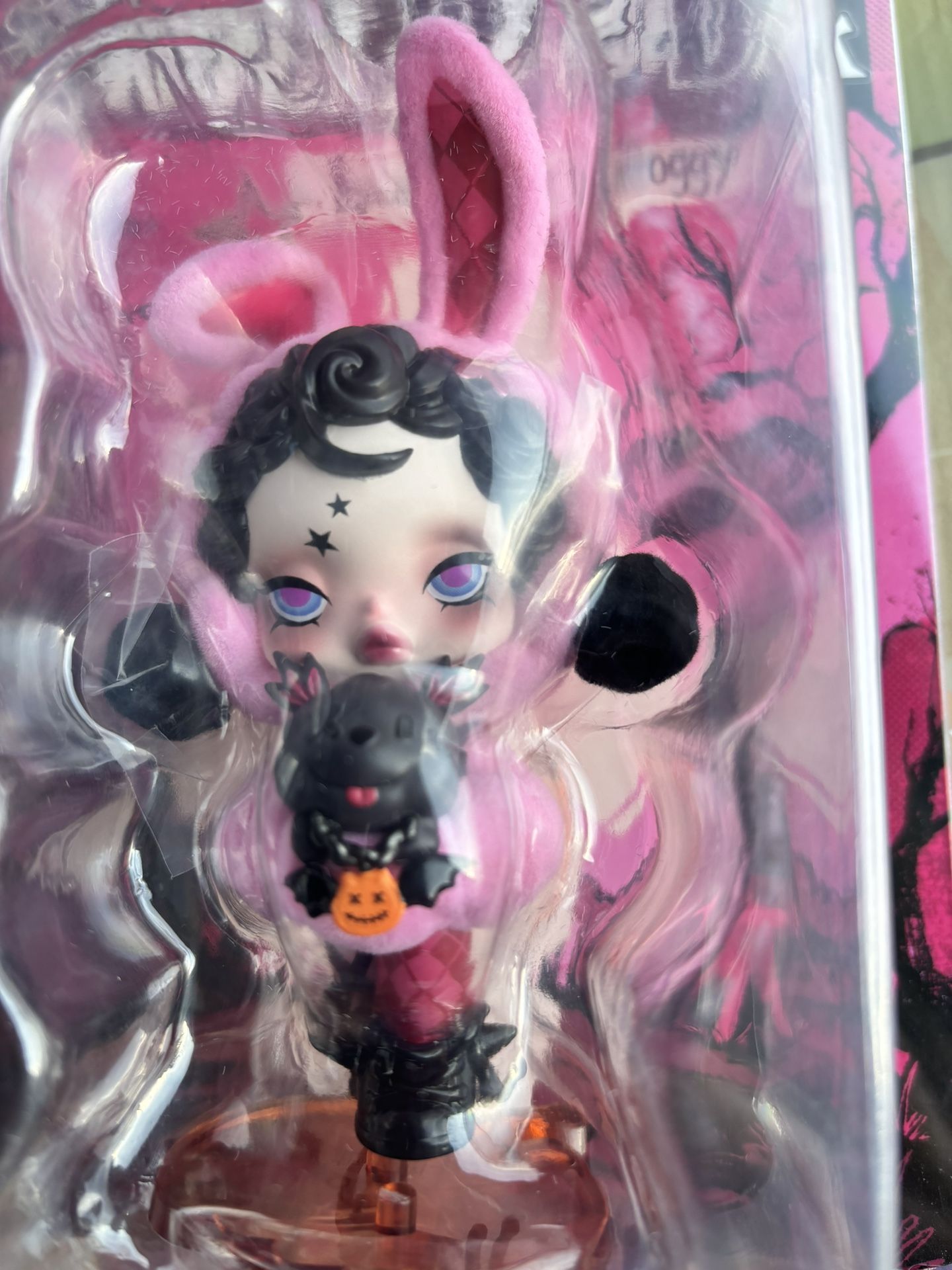 Perfect Pop Mart Skullpanda Halloween Vinyl Plush Pendant Action Figure In Stock