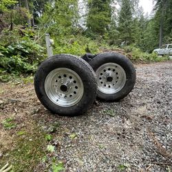 Trailer Axles , Tires & Custom Aluminum Wheels 