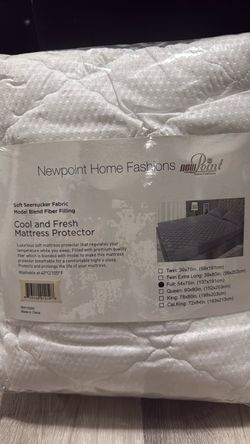 Newpoint Home Fashions Cool and Fresh Mattress Protector – Full