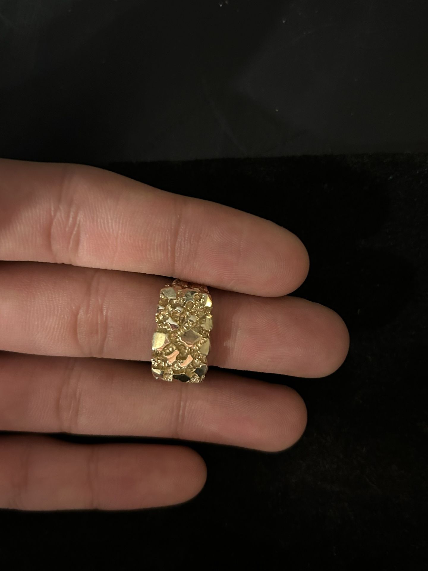 10k Nugget Ring Size 9