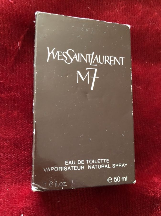 YSL M7 for Men Empty Cologne Bottle w/ Box
