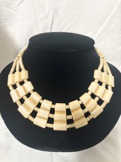 Handcrafted Bone Necklace 