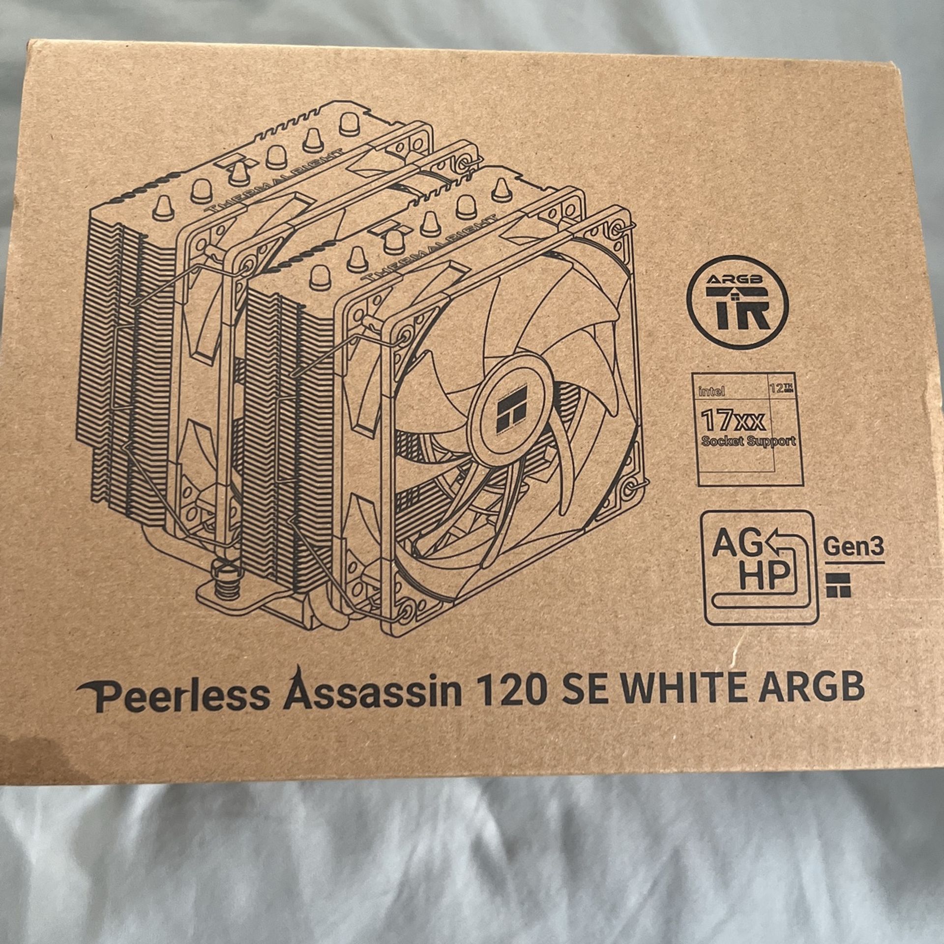 Thermalright Peerless Assassin 120 SE ARGB White for AMD AM4/AM5/ Intel LGA 1700/1150/1151/1155/1200