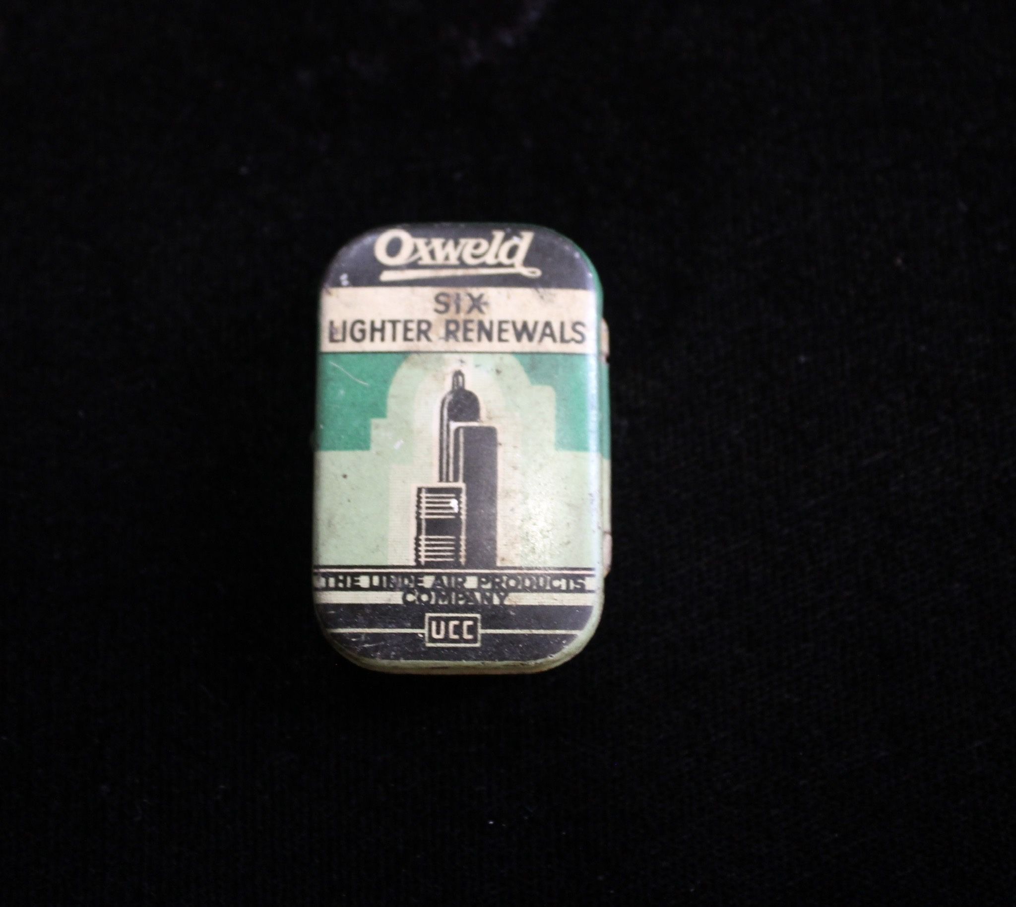 Empty Lighter Renewal Small Tin Can Box