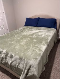 Free bed (mattress not included)