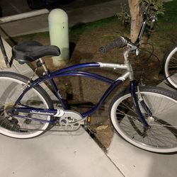 His & Hers Schwinn 26”  7 Speed Beach Cruisers