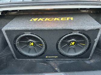 12” kicker sub woofer and amplifier