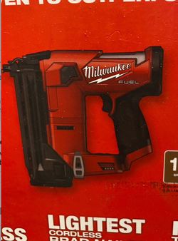 Milwaukee m12 18g Brad nailer tool only $250 (Financing available)