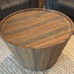 Wood Coffee & Side Table 