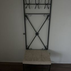 Entry Way Seat And Hook 