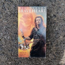 3/$10 🌟 Braveheart VHS Tape