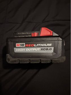 Milwaukee m18 8.0 high output battery