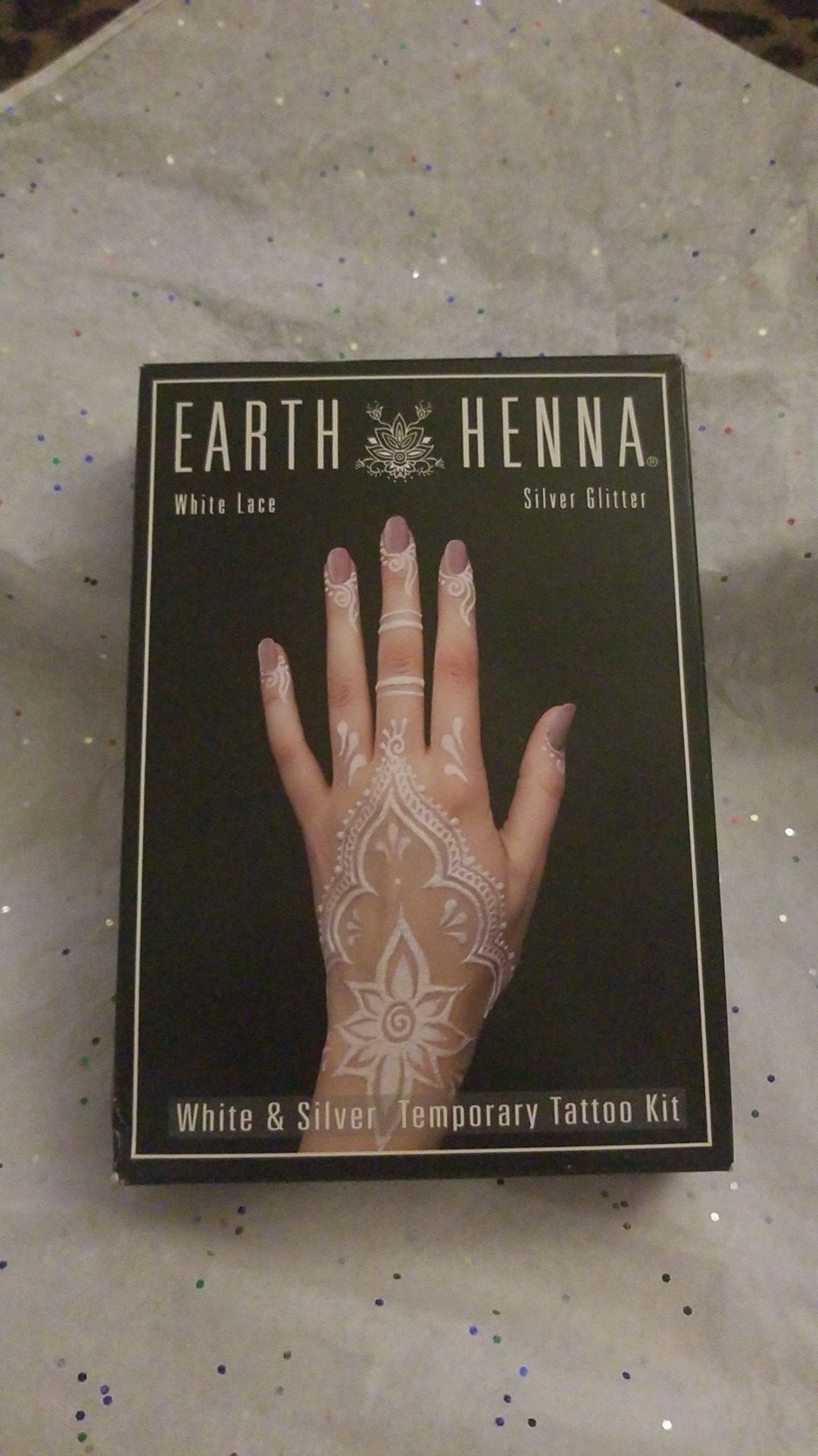 Earth henna kit silver