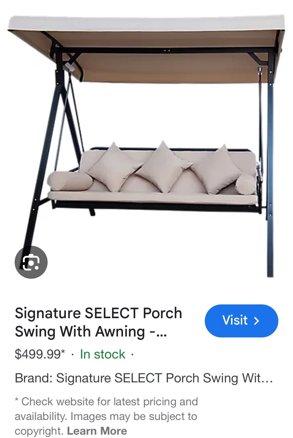 Signature Select Porch Swing