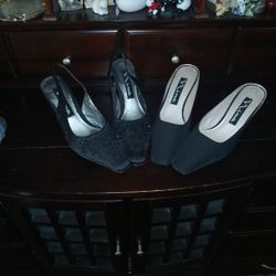  2 Pairs Of Nina Shoes In Boxes Frim Macy's  Size 8 & 8.5