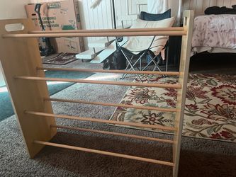 Wooden Clothes Drying Rack