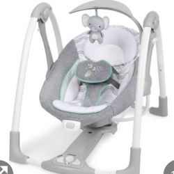 Ingenuity Power Adapt Portable Baby Swing - Swell  Open box item not in the original box