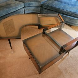 Boomerang coffee table and side table Genuine James Phillips list at 1350.00