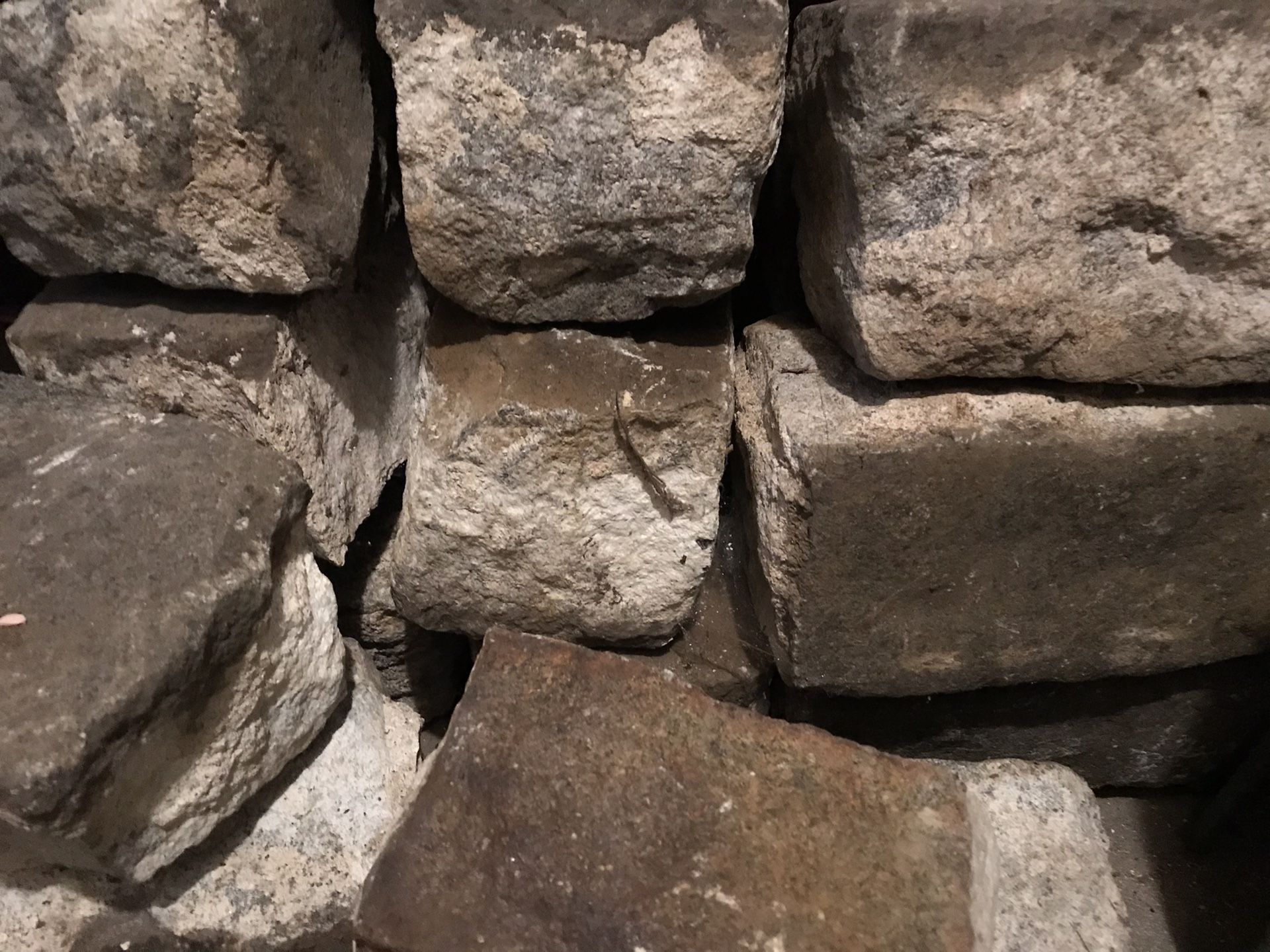 16 Reclaimed granite cobblestones