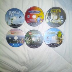6 New Playstation 3 Games.