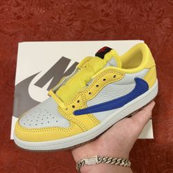 Jordan 1 Low Travis Scott Canary