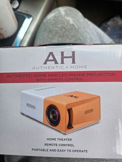 Authentic + Home Mini Led Phone  Projector