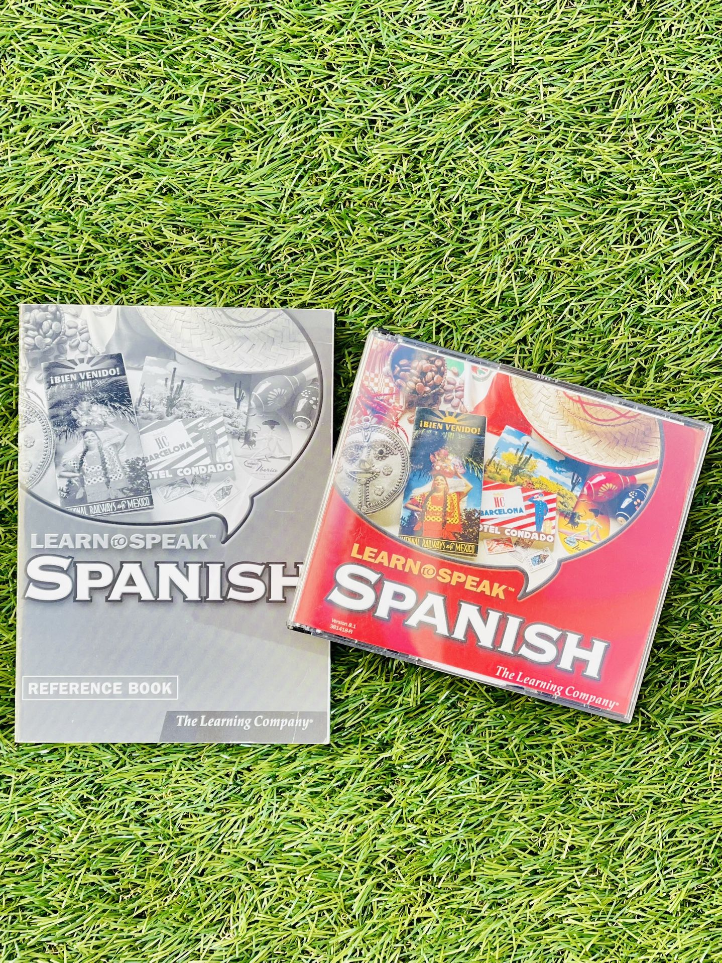 Learn To Speak Basic Spanish Tutorial Book & 4 CDs