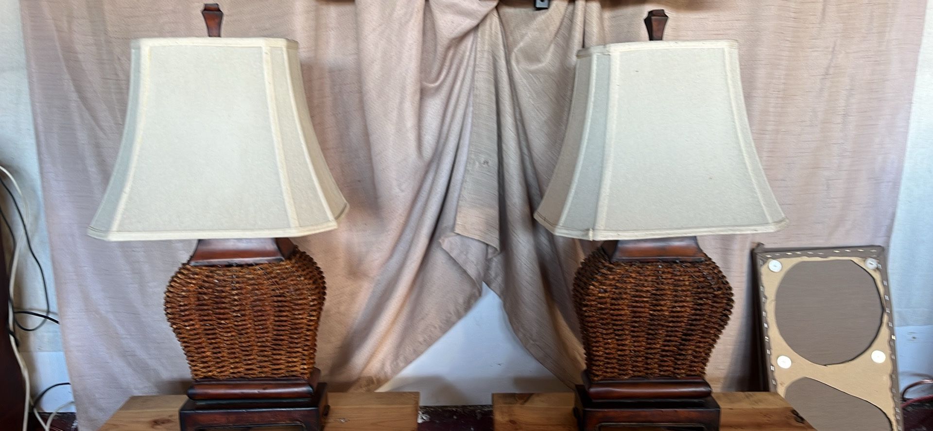 Two Lamps 60 For A Pair