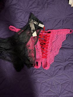 Lace crutches Panties Set of 2