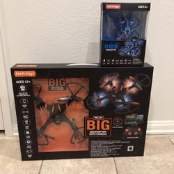 BRAND NEW BIG DRONE W CAMERA AND SMALL DRONE SET 