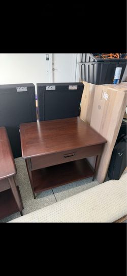Nice wood side tables