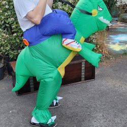 inflatable adult costumes unicorn dinosaur