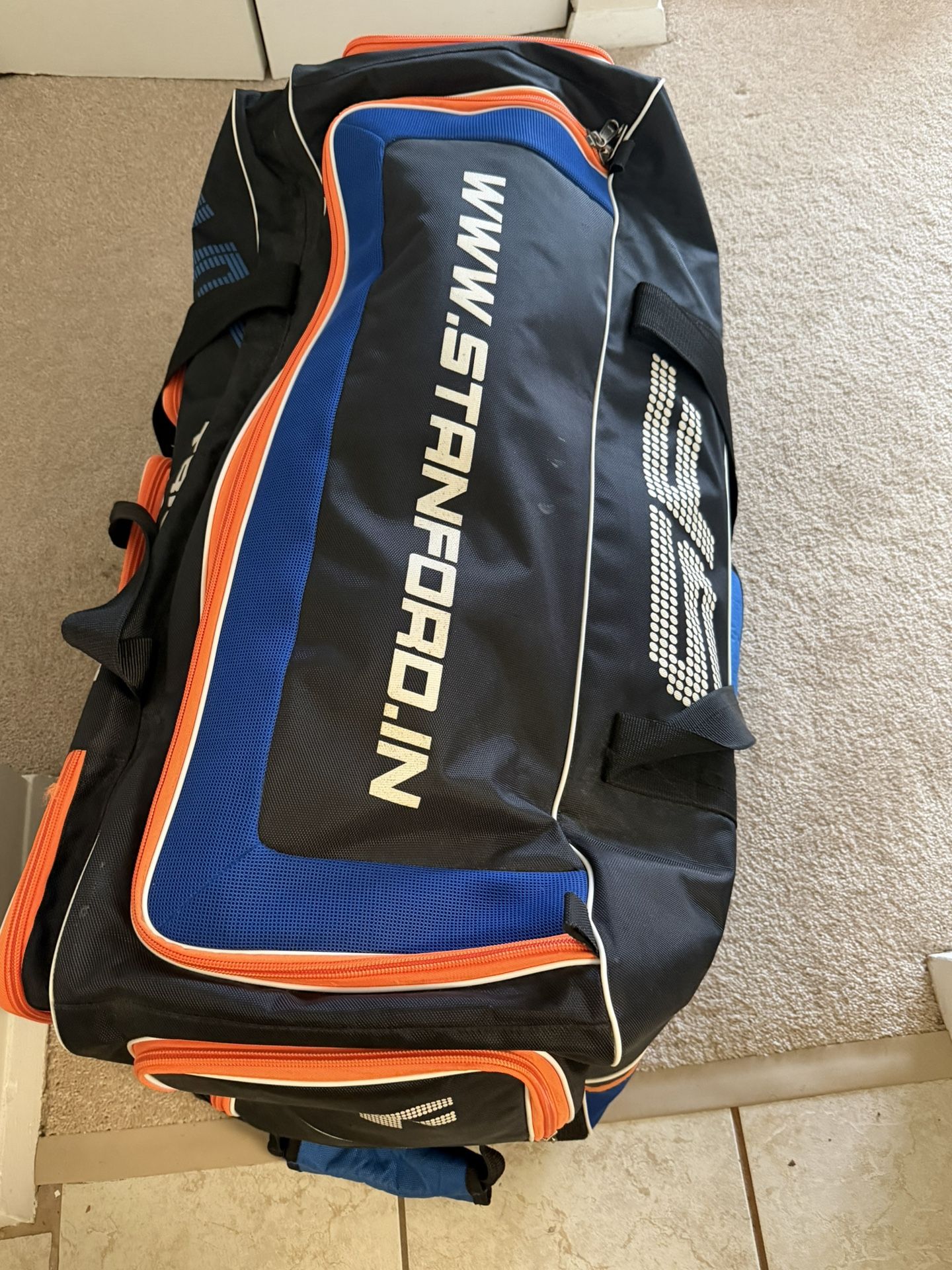 Cricket Kit Bag Pad And Helmet