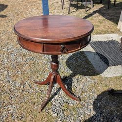 Antique Mahogany table- a little more of a mahogany color now