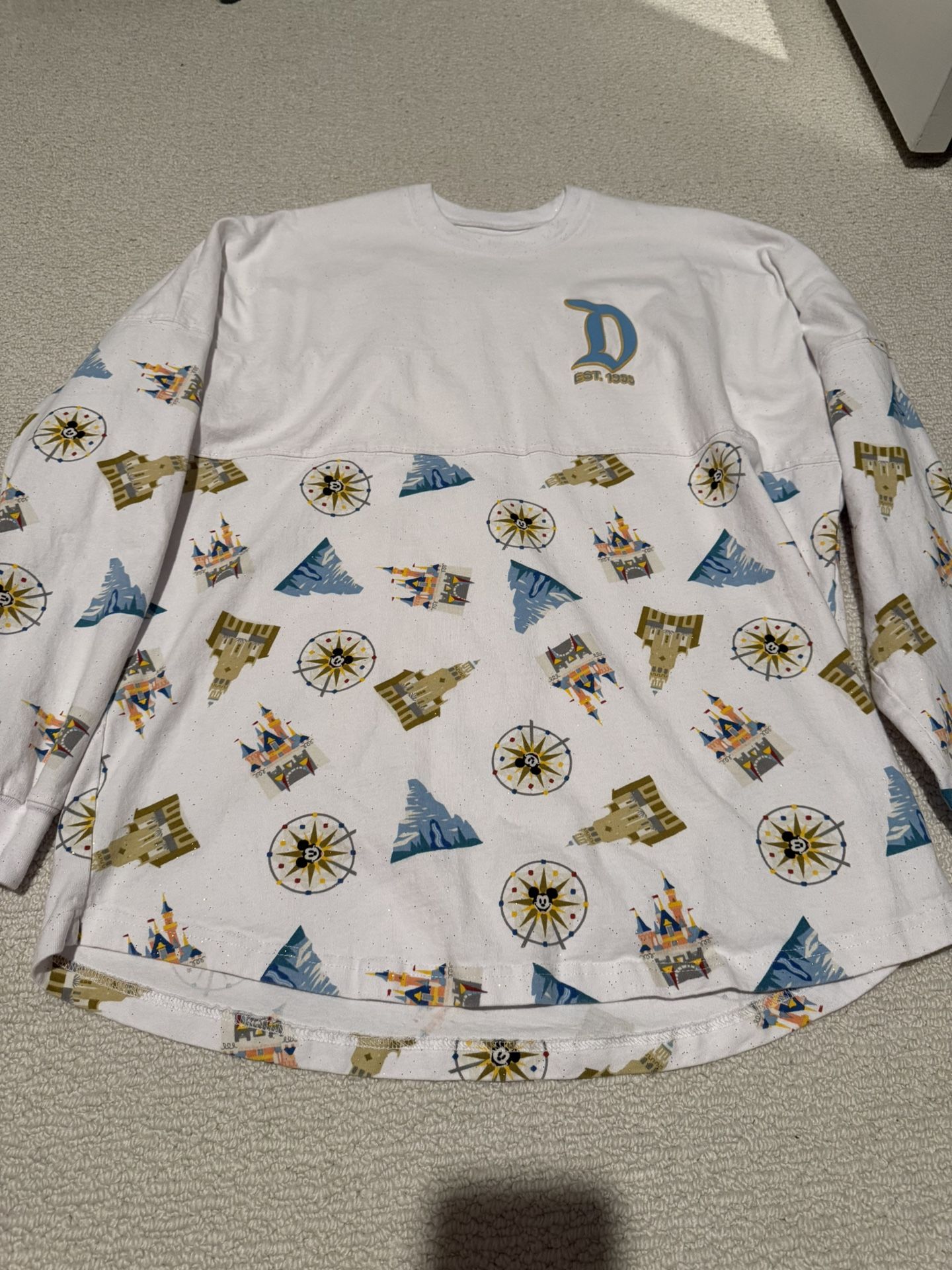 8 Disney Shirts & Puffer Jacket