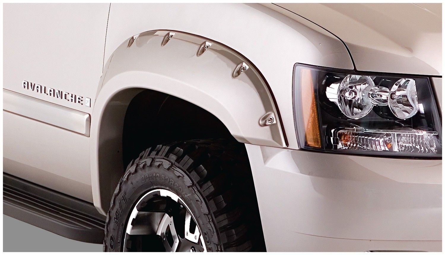 Black Avalanche Fender Flares Bushwacker
