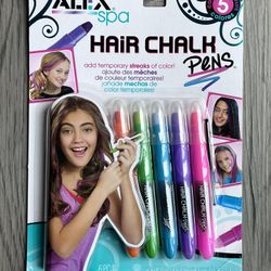 NEW-Alex Spa Hair Chalk Pens 5 Colors