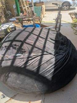 Black Lounge Beanbag Chair