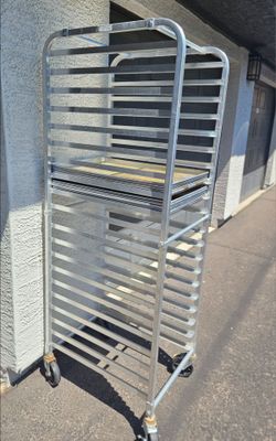 Bakery Sheet Pan Rack on Wheels