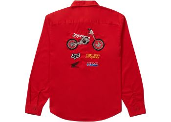 Supreme Honda work shirt Red Size Large