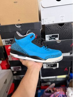 Jordan Powder Blue 3s size 11.5 USED But Clean