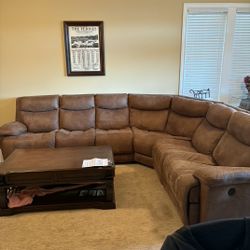 Ashley Furniture Reclining Sectional 