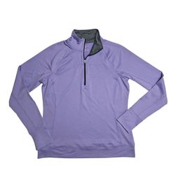 Tek Gear DryTek Quarter-Zip Athletic Pullover Womens Large