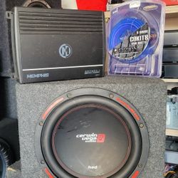 12inch Sub And Amplifier And Kit 