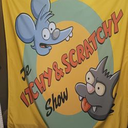 Special Edition Itchy And Scratchy Shower Curtain